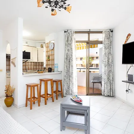 公寓 Home2book Sunny Retreat Cristianos, Pool *